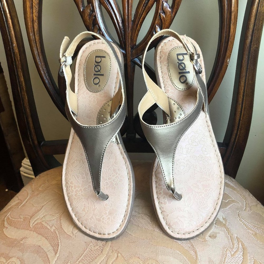 bolo Gold Sandals